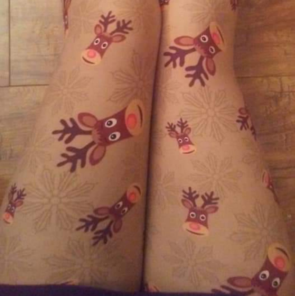 Kids Reindeer Leggings